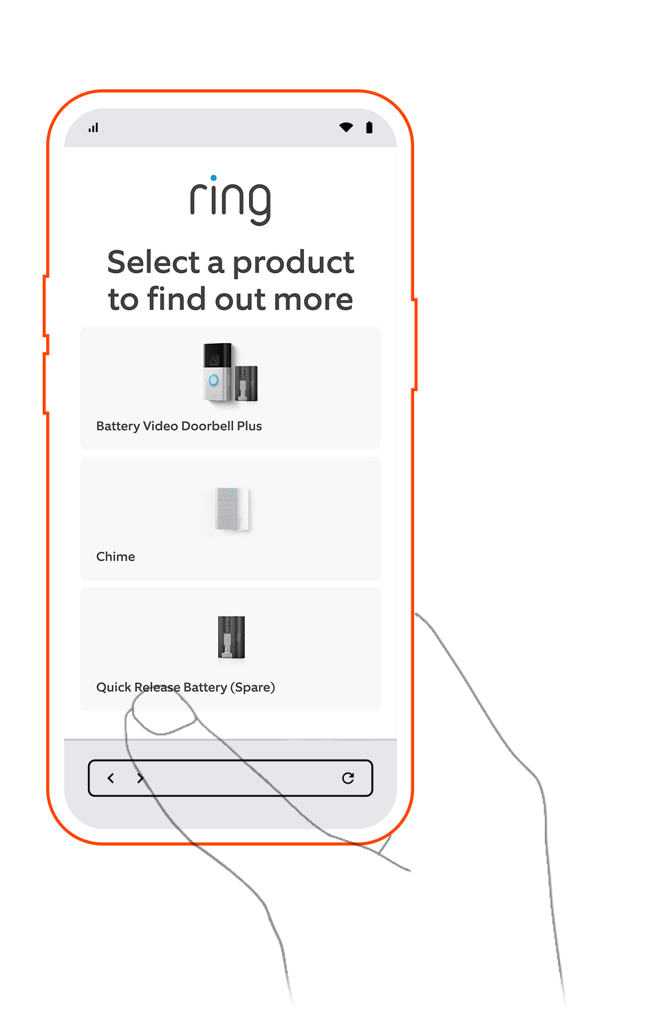 Interactive Phone Hand